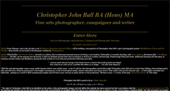 Desktop Screenshot of cjballphotography.org.uk